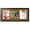 ArtToFrames Collage Photo Picture Frame with 3 - 8x10 inch Openings, Framed in Black with Over 62 Mat Color Options and Plexi Glass (CSM-3926-117)